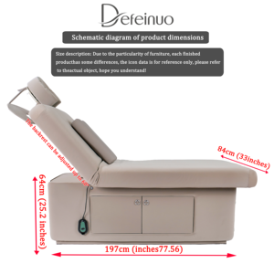 Table de massage thaïlandaise en bois massif, fauteuil de massage électrique pour les pieds, bassin, lit de massage complet, salle de bain, <span class=keywords><strong>sauna</strong></span>, massage, pédicure - Product Image 6