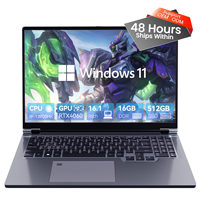 Ordinateur portable de jeu 16,1 pouces 16:10 Intel i9-13900HK SSD 14 cœurs RTX4060 8G Écran IPS 16 Go DDR 144Hz Rétroéclairage RVB Anglais – Vente en gros OEM ODM