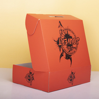 Fournisseur doré Boîte à gâteau en carton ondulé avec logo personnalisé Boîte cadeau en papier carton couleur avion avec gaufrage Chine Vente en gros