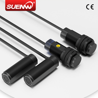 Sensor Fotoeléctrico de Barrera Infrarroja m18, Interruptor NPN/PNP de 4 Cables, 5V/12V/24V CC, IP67 Resistente al Agua (ibest)