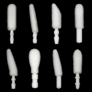 Disposable Flocking Lip Gloss Brush Head Nylon Tip Applicator For Lipstick