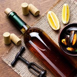 Rode wijnkurk, champagnekurk, rode wijnfleskurk, houten deksel - Product Image 6