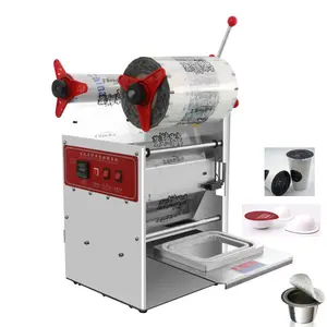 Sellador de bandeja de mapa semiautomático de Venta caliente Máquina de sellado de bandeja de alimentos de nuevo estilo