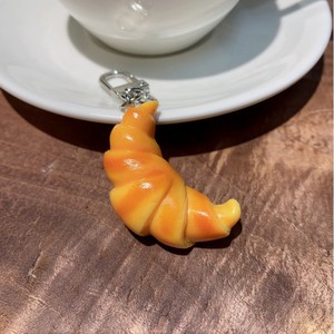 Dibujos animados Anime simulación PVC comida juguete modelo llavero realista croissant perro caliente hamburguesa sándwich pastel-estudiante regalo para niños - Product Image 5