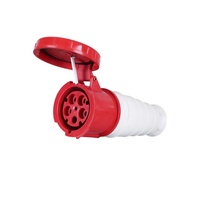 Prise de câble femelle industrielle IP67 5 broches 125A 380V ZNG-245 de prise de courant mobile IEC60309