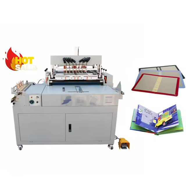 Automatic Hard Cover Book Making Machine Book Case Edge Folding Gluing and Hard Cover Case Maker Photo Book Binding Machine