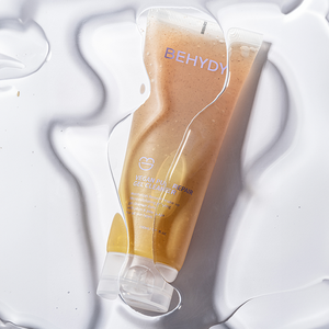 BEHYDY Gel limpiador de aceite vegano 2 en 1 para eliminación de maquillaje a prueba de agua y limpieza profunda de poros con exfoliante de pera BabyPlumActive - Product Image 1