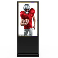 MWE 55 pouces au sol LCD publicité lecteur vidéo automatique Android intérieur Totem écran tactile affichage numérique panneau IPS