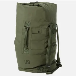 2 Way Duffle Bag OD Green Nylon Sea Bag Tactical Duffle Bag