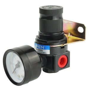 Vanne régulatrice de pression pneumatique Jinen Ar2000, taille de port 1/4 po, 0,15-0,8 Mpa, pour le contrôle de la source d'air - Product Image 2
