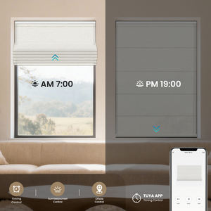 Persiana Enrollable Romana Motorizada de Alta Calidad con Control Remoto Inteligente Eléctrico <span class=keywords><strong>sin</strong></span> Perforaciones para Ventana - Product Image 5