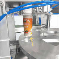 2023 plus récent emballage manuel de feuille et de papier de machine de scellage de tasse de thé pour le yaourt de jus de fruits d'autres boissons