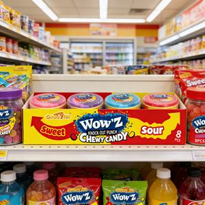 Proveedor de Dulces OEM Wowz <span class=keywords><strong>Remix</strong></span> Sour Sweets, Gomitas Masticables 2 en 1 - Product Image 6