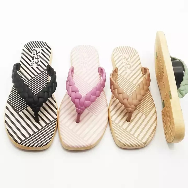 China Factory Wholesale Summer Women's Pcu Slipper Shoe Ladies Flip Flops