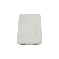 Batterie externe en paille de blé écologique, capacité Portable naturelle de 80000mAh, meilleure vente