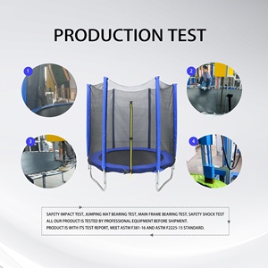 Mini <span class=keywords><strong>Trampoline</strong></span> Cho Trẻ Em Với Bên Trong An Toàn Bao Vây Nhảy, 6FT Chất Lượng Cao Nhảy Giường, Tập Thể Dục <span class=keywords><strong>Trampoline</strong></span> Thể Dục - Product Image 5