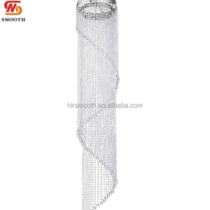 SMOOTH Glam Crystal Spiral Beaded Curtain Chandelier Wedding <b>Ceiling</b> Decoration Banquet Hall Pendant Lamp - Product Image 5