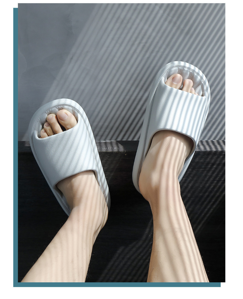 Custom Rubber PVC EVA Slippers Women Bathroom Sandals Men Non-slip Slides