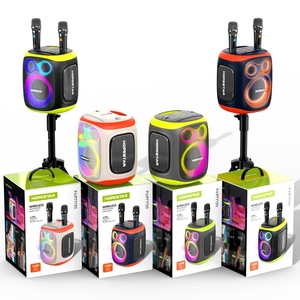 HOPESTAR portatile di durezza PARTY130 120W Subwoofer Kara Party altoparlante senza fili con doppio microfono - Product Image 6