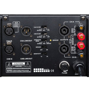 TD20/TD23/TD26 2600W 2チャンネルプロフェッショナルパワーアンプ クラスアクティブ 4オーム メタル製 高品質パフォーマンス ステージサブウーファー - Product Image 5