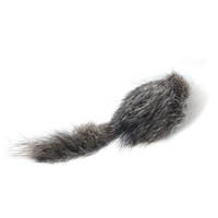 Souris interactive d'entraînement en fausse fourrure, jouet amusant pour chat, souris miniature en fourrure de lapin, jouet en peluche