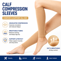 Chaussettes de compression médicale graduée 15-20 mmHg à bout ouvert, hauteur genou, pour le soulagement de l'œdème et le soutien des jambes - Fournisseur en gros