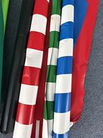 Tissu acrylique épais enduit de PVC imperméable anti-UV et ignifuge HELI pour auvents et tentes