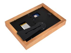 WGZXチップボードWaveshare 7.3インチE6フルカラー電子ペーパー木製フォトフレーム、超長時間スタンバイ、800 * 480 PhoframeはE6を採用 - Product Image 5