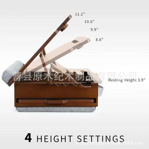 Wooden Lap <b>Desk</b> With Storage And Mouse Pad For Laptops <b>Portable</b> <b>Stand</b> - Product Image 3