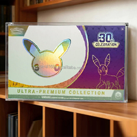 Boîte de présentation magnétique en acrylique pour la 30e édition, protection UV à 99 %, boîte de protection transparente pour cartes