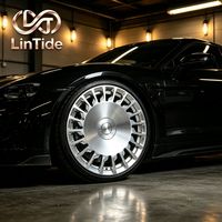 Jantes forgées multi-fentes à face usinée intégrale, jantes en alliage de luxe pour la modification de voitures haut de gamme