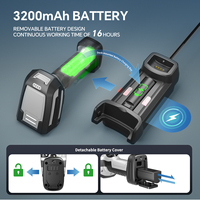 Lecteur de code QR 2D programmable NETUM, étanchéité IP67, anti-poussière et étanche, scanner de code-barres industriel sans fil Bluetooth