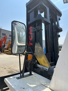 Carretilla elevadora usada TCM 100 Carretilla elevadora de segunda mano de 10 toneladas Buen estado Hecho originalmente en Japón en Shanghai Yard - Product Image 2