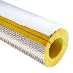 Sistema de Tuberías de Aislamiento Térmico Ignífugo y Resistente al Calor, Tubería de Lana de Vidrio con Lámina de Aluminio - Product Image 5