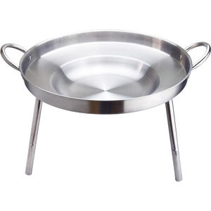 Parrilla de Barbacoa de Acero Inoxidable <span class=keywords><strong>para</strong></span> Exteriores Más Vendida, Fácil de Instalar con Patas, Práctica Sartén y Plancha de Metal - Product Image 6