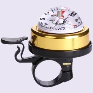 Petite cloche de vélo avec boussole, en alliage d'aluminium, son fort, accessoire de cyclisme pour vélo de montagne et de route, Ld06 - Product Image 2