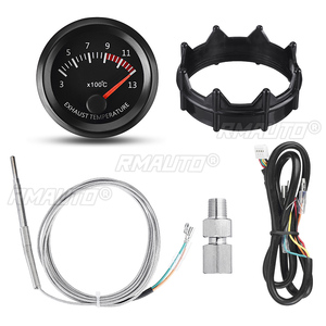 Jauge de voiture 12V 2" 52mm, jauge de pression d'huile PSI, jauge de température d'échappement, compteur de véhicule - Product Image 3