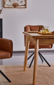 2024 Nouveau Style En Gros Vente Chaude En <span class=keywords><strong>Bois</strong></span> <span class=keywords><strong>Massif</strong></span> Extensible Table À Manger Fabricant Meubles <span class=keywords><strong>De</strong></span> Maison - Product Image 4