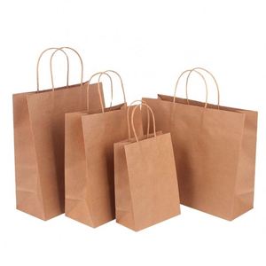 Bolsas de Papel Kraft de Lujo Personalizadas con Asas / Bolsa de Regalo para el Año Nuevo Chino con Muestra Gratis - Product Image 4