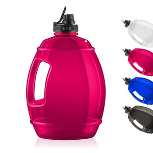 Bottiglia d'acqua Madou da 128 once (3,8 litri) con indicatore di tempo, contenitore motivazionale da 1 gallone per bere direttamente, ideale per il campeggio - Product Image 1