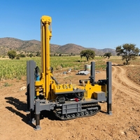 Foreuse de puits d'eau portable diesel avec carottage, profondeur max. 180 m, moteur et pompe pour usage agricole CITC X180