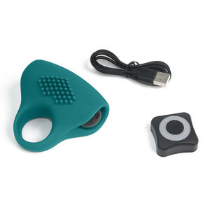 Cincin Penis Getar Vibrator untuk Pasangan Mainan Seks Dewasa untuk Pasangan Cincin Penis Silikon untuk Ereksi Pria - Product Image 3