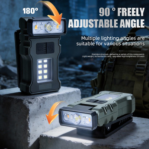 Mini lampe de poche LED rechargeable COB, portée de faisceau de 300 à 400M, torche multifonctionnelle portable avec écran d'affichage - Product Image 4