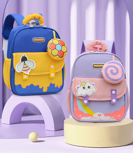 Wholesale Elementary <strong>School</strong> Waterproof Large Capacity Spine Protection Lightweight Zipper Closure Children Nylon <strong>School</strong> <strong>Bag</strong> - Product Image 3