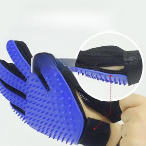 Gants de toilettage pour chiens et chats, avec poils doux pour l'élimination des poils et les soins saisonniers - Product Image 4