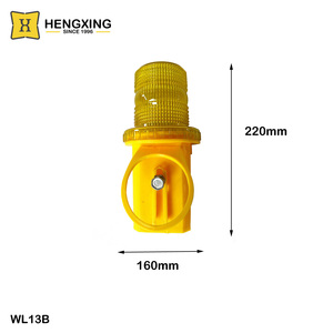 Fábrica en venta Advertencia de tráfico de alta visibilidad Seguridad vial Cono de tráfico <span class=keywords><strong>intermitente</strong></span> Luz de barricada LED - Product Image 5
