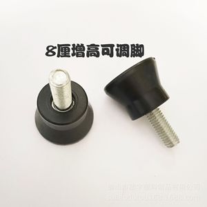 Adjustable Feet <b>Pads</b> M8 M10 Stainless Steel Plastic Black Raised Shelf Table <b>Chair</b> Support - Product Image 4
