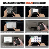 El más nuevo escáner automotriz Ancel X7 OBD2, escáner profesional, Sistema completo IMMO ABS Oil EPB, reinicio de la herramienta de diagnóstico con Bluetooth de restablecimiento de D-P-F