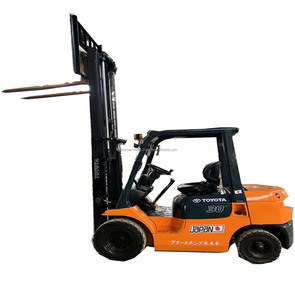 Orignal Japanese 3 Ton FD30 Used toyota Forklift With cheap Price in the yard clean diesel 5ton FD50 Forklift Truck for sale - Product Image 1