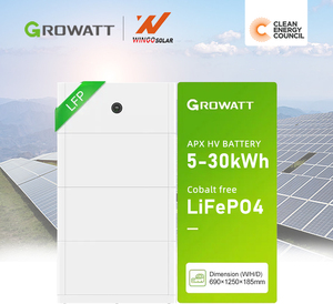 그로와트 APX HV 리튬 배터리 5kWh 10kwh 15kwh 20kwh 25kwh 6000 장수명 사이클 배터리 - Product Image 1